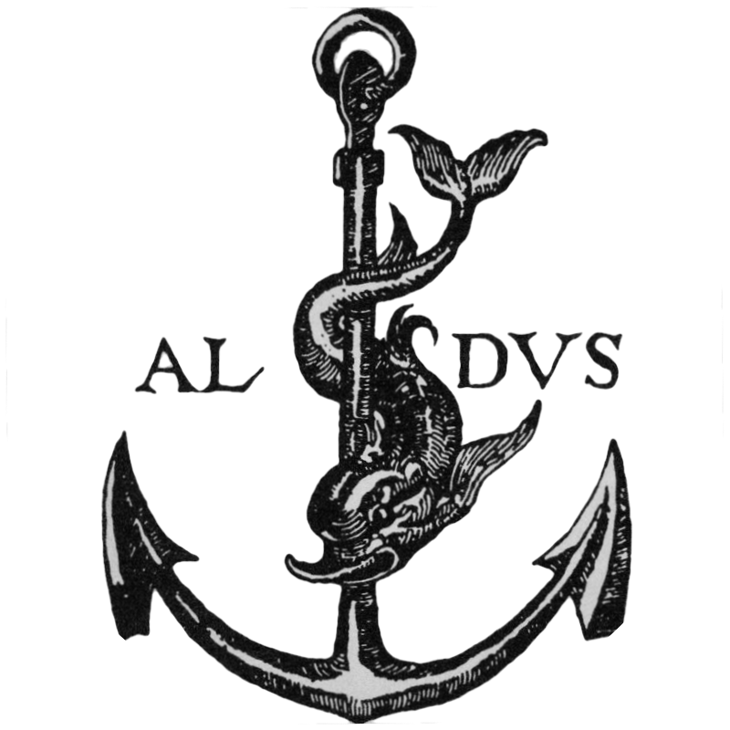 Snarkmarket - Aldus Manutius, the Dolphin and Anchor